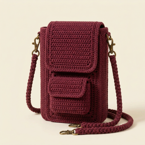 Beag in solid burgundy